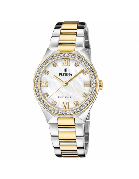Reloj Mujer Acero Combinado IP Oro Festina F20659/1 Esfera Nácar. 3 Reloj Mujer Acero Combinado IP Oro Festina F20659/1 Esfera Nácar.