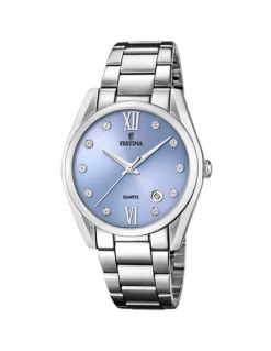 Reloj Mujer Acero Festina F16790/B Esfera Azul Celeste