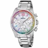 Reloj Mujer Acero Festina F20606/2 Cronografo Esfera Nacar