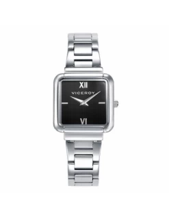 Reloj Mujer Acero Viceroy 401242-53 Esfera Negra