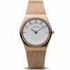 Reloj Mujer Bering Acero IP Rosa Army Milanesa Esfera Blanca -Tienda De Joyería De Moda reloj mujer bering acero ip rosa army milanesa esfera blanca