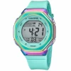 Reloj Mujer Calypso K5842/1 Correa Y Caja Verde Piscina Con Bisel Multicolor.
