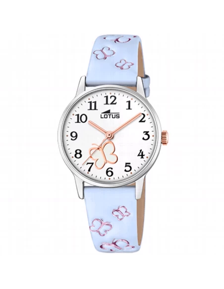 Reloj Niña Acero Lotus Esfera Blanca Correa Azul 3 Reloj Niña Acero Lotus Esfera Blanca Correa Azul