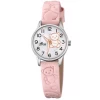 Reloj Niña Acero Lotus Esfera Con Osito Correa Rosa