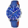 Reloj Niño Acero Lotus Cronógrafo Correa Azul Esfera Azul -Tienda De Joyería De Moda reloj nino acero lotus cronografo correa azul esfera azul
