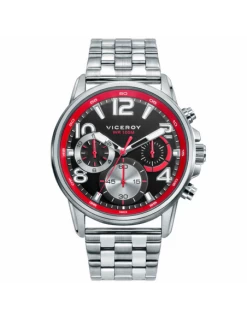Reloj Niño Acero Viceroy Multifunción Esfera Negra/Roja