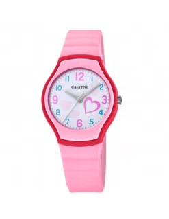 Reloj Niño O Niña. Calypso. Correa Y Caja Rosa.
