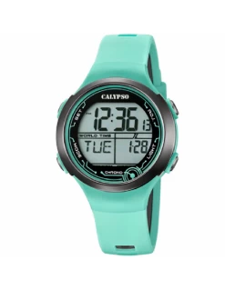 Reloj Niño-Niña Calypso. Digital. Caja Y Correa Verde.